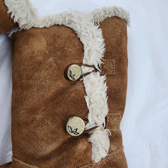 Koolaburra By UGG Boots Youth 4 Women's 6 Kinslei Tall Shearling Brown Comfort - Picture 3 of 10